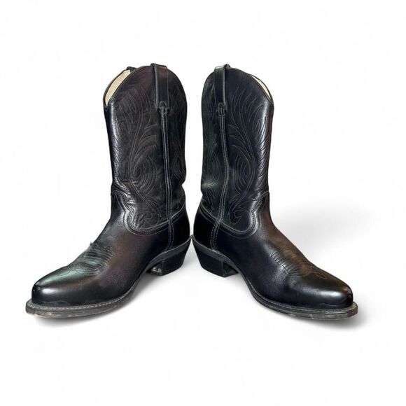 Durango Men’s 11” Black Western Cowboy Boots Size 9EE – DB560 Concho Strap - Picture 3 of 7